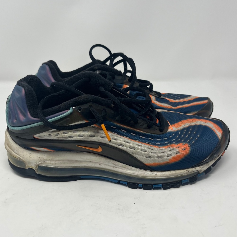 Nike Air Max Deluxe Midnight Navy Laser Orange AJ7831-002 Mens Size 9 - Picture 2 of 10
